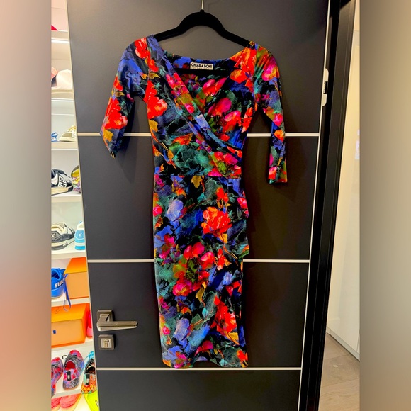 Chiara Boni Dresses & Skirts - Chiara Boni Le Petite Robe Floral Dress Size 38